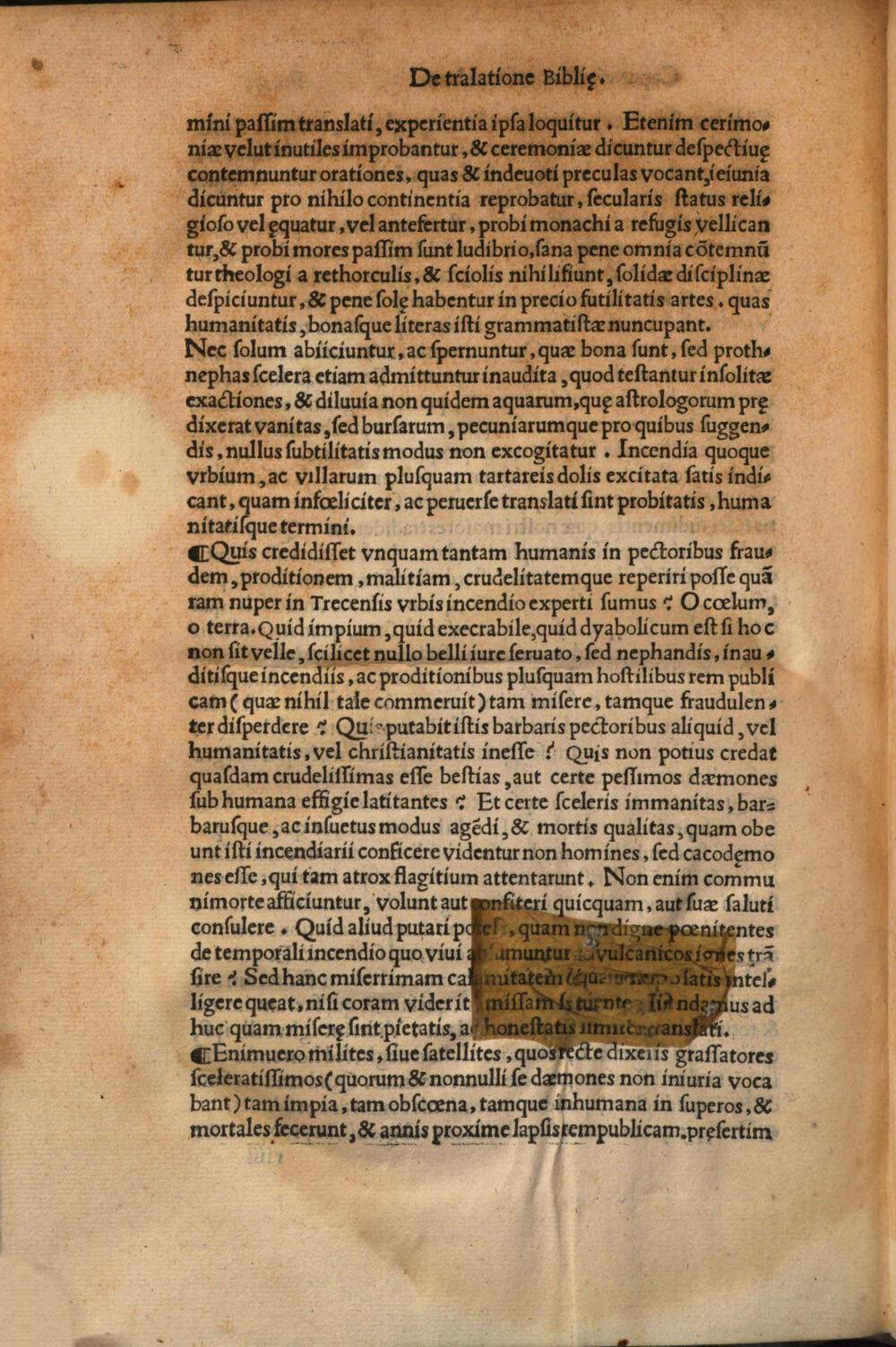 Folio 100v of the 1525 print