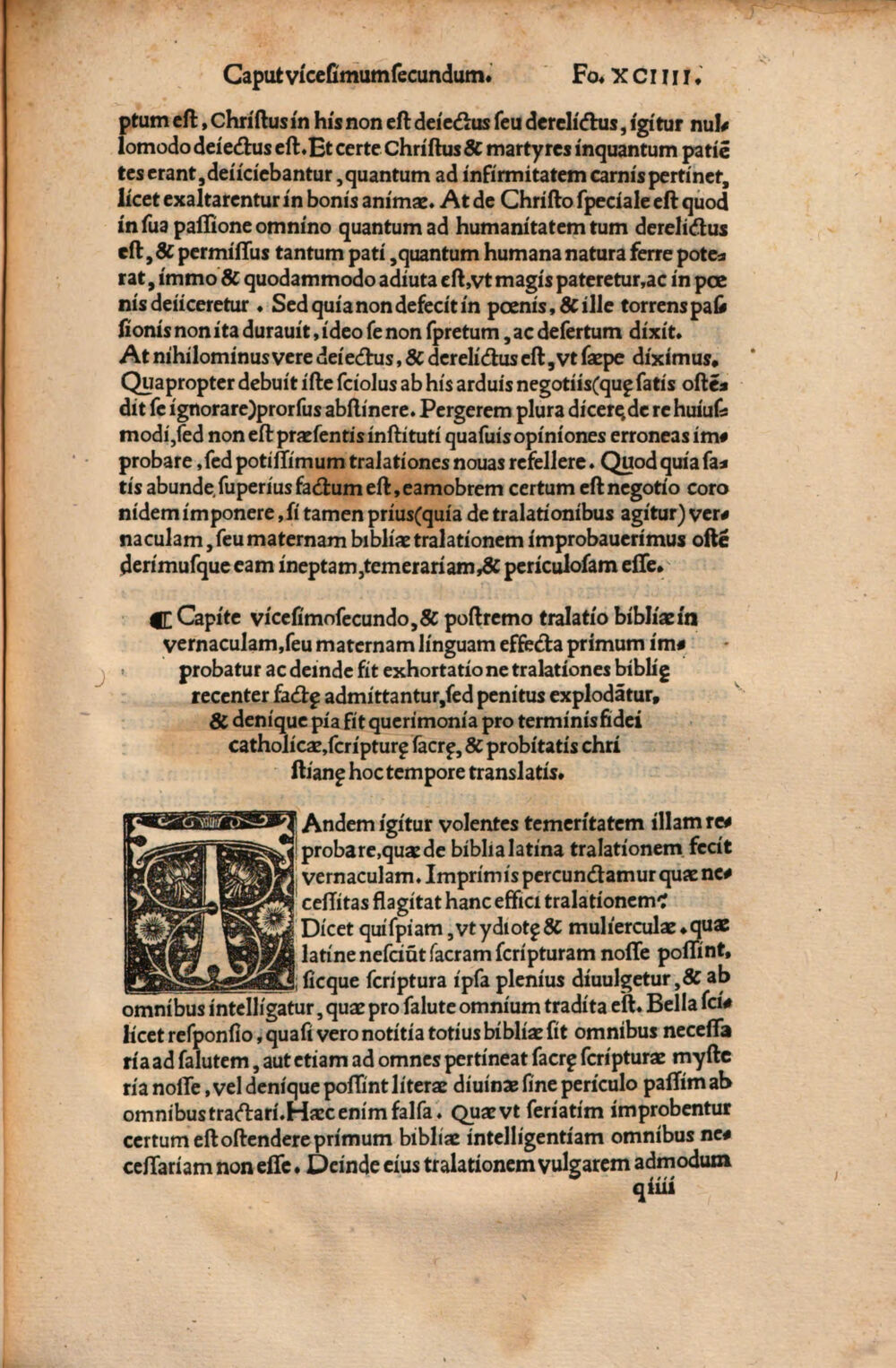 Folio 94r of the 1525 print