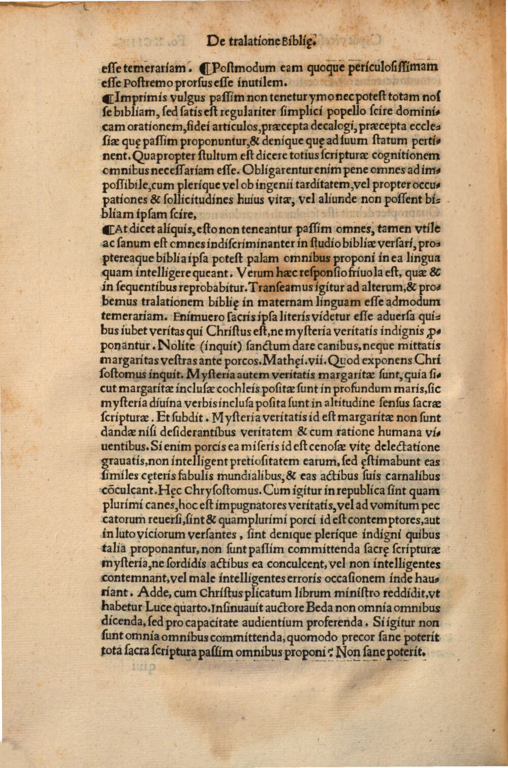 Folio 94v of the 1525 print